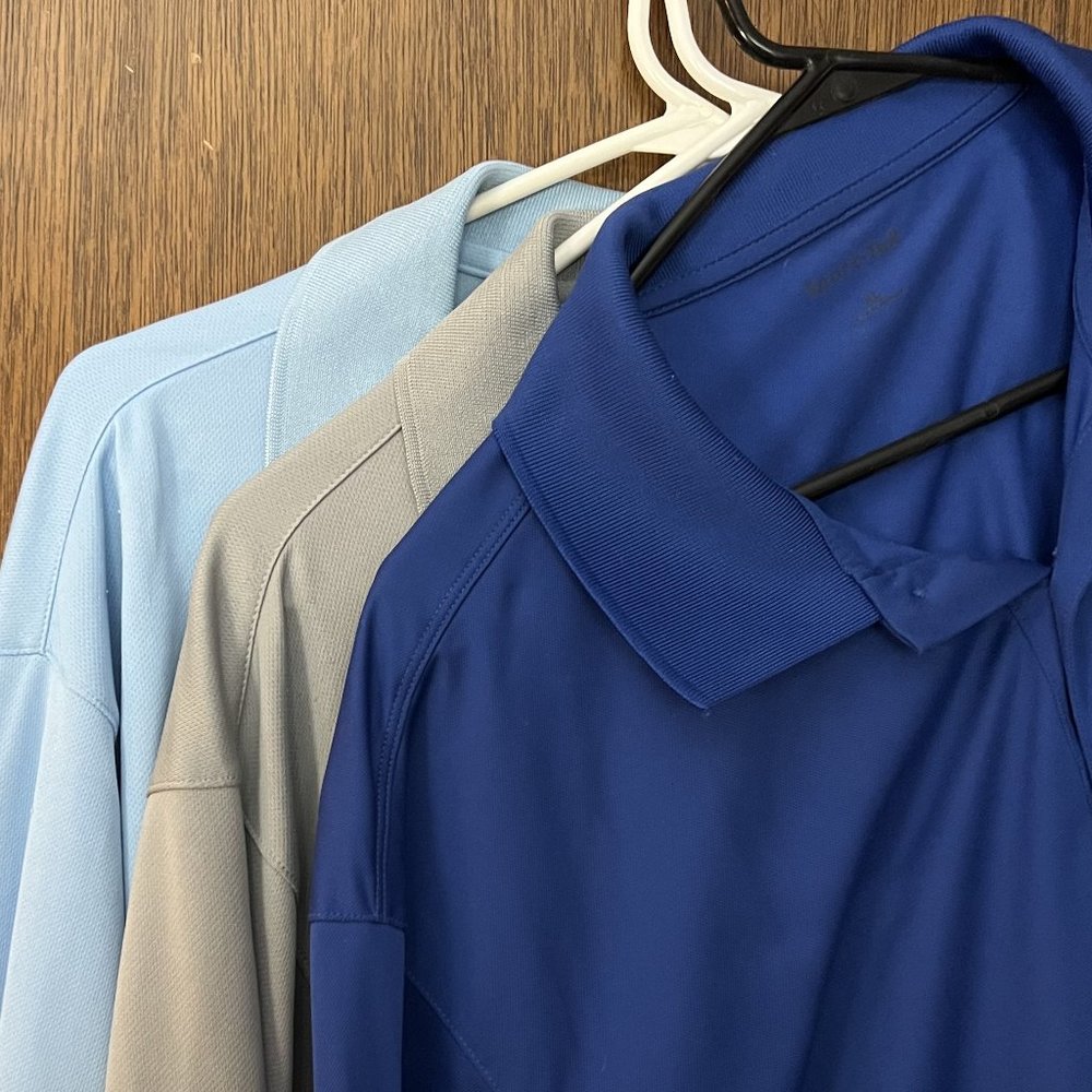 3 Men's XL Ultra Club Cool & Dry Long Sleeve Shirts